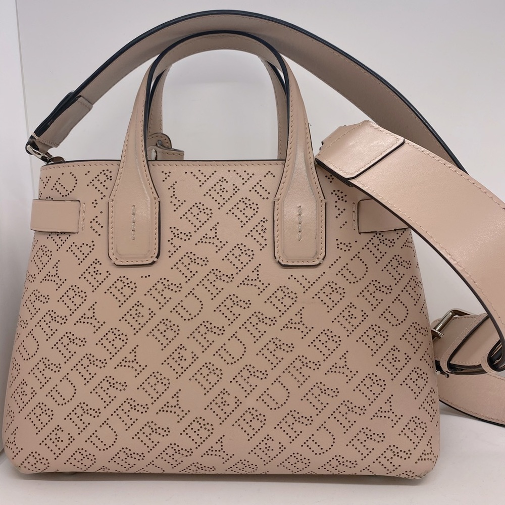 Burberry Light Pink Perforated Crossbody Bag